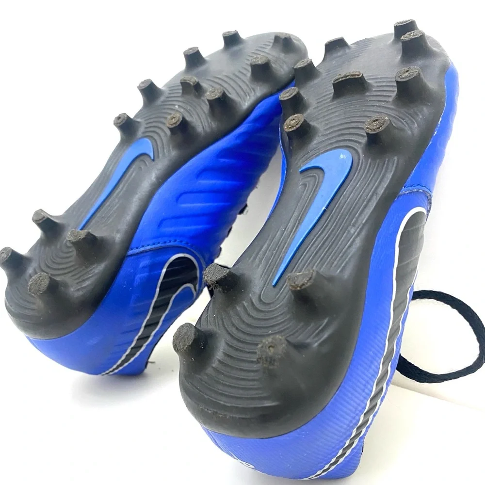 Nike Jr Youth Tiempo Legend 7 Racer Blue/Metallic Silver Soccer Cleats
